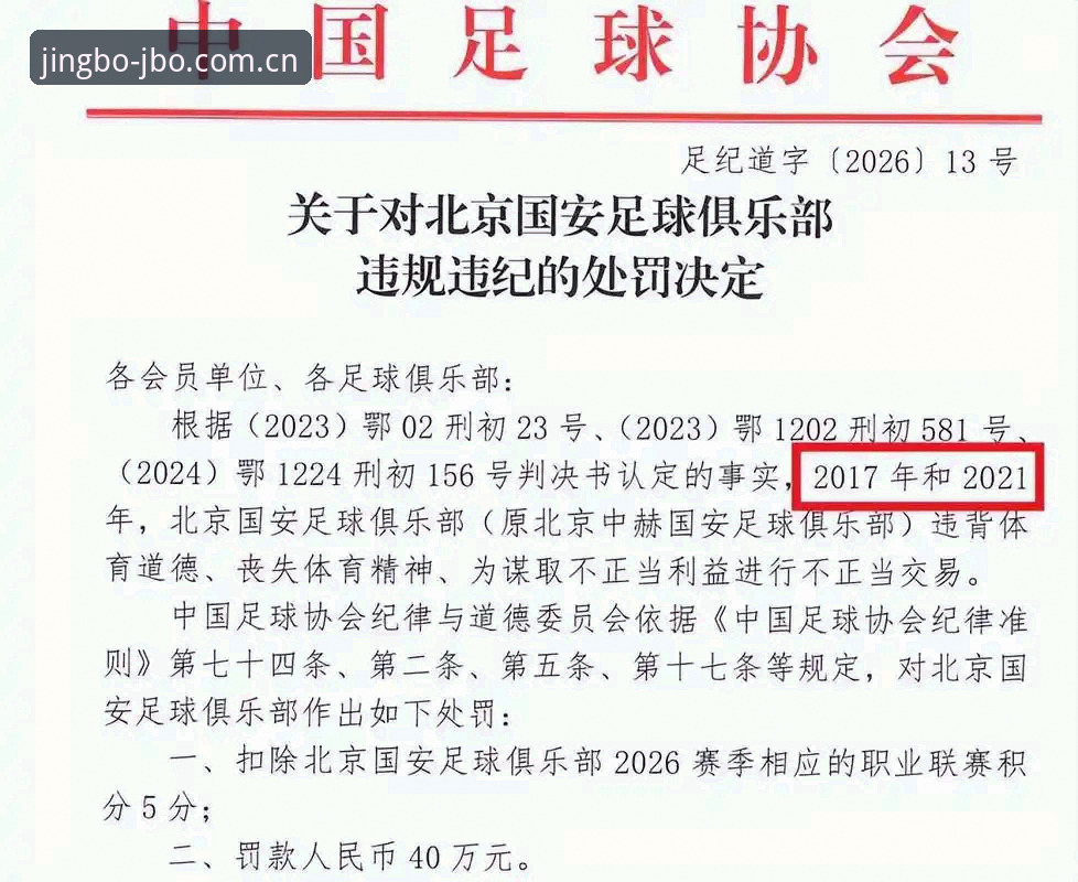 足协禁足令 vs 行业净化：在jbo竞博平台看中国足球反腐风暴的深度解析